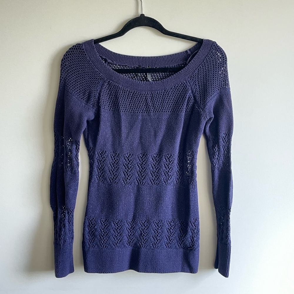 Navy Blue Sparkle Sweater